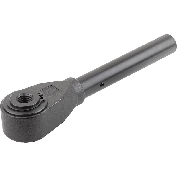 Clamp Size-1 M12, A=150, Form-0 Degree, Carbon Steel Black Oxidized, Comp-Free-Cutting Steel